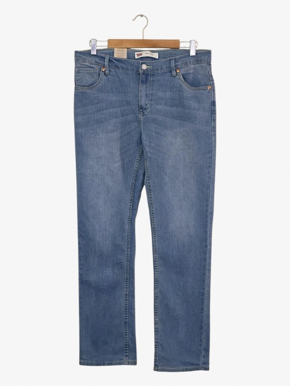 Levis 511 Slim Fit Jeans Mens 30x30 Light Wash Stretch Denim NWT